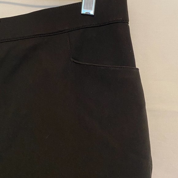 Jay Leslie ~Black ~Poliester Blend ~Zipper Front~2 Pockets~Trouser Pants ~Sz.10 - Picture 3 of 9